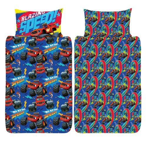 Front - Blaze & The Monster Machines Blazing Duvet Cover Set