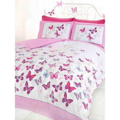 Front - Flutter Butterfly Duvet Cover Set