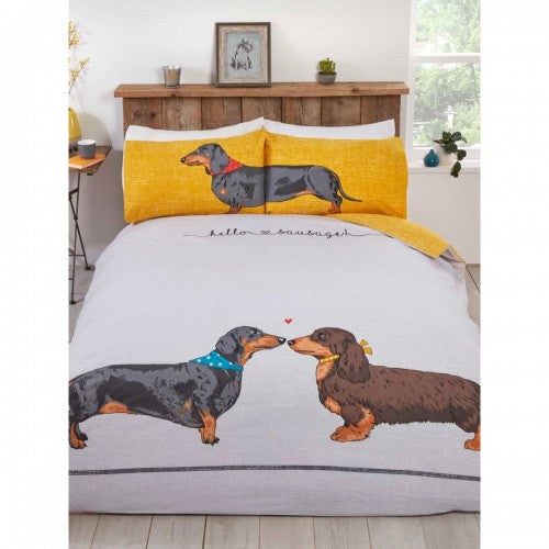 Front - Rapport Hello Sausage Duvet Cover Set