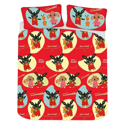 Front - Bing Bunny Woosh Duvet Cover Set
