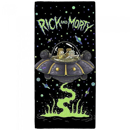 Front - Rick And Morty UFO Towel