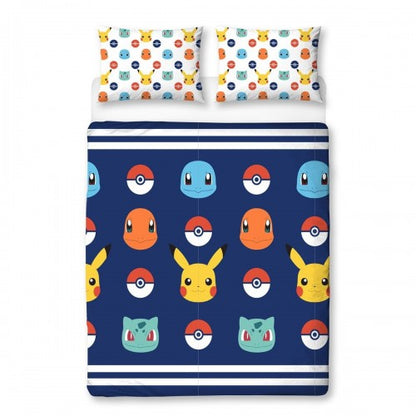 Front - Pokemon Badge Duvet Cover Set