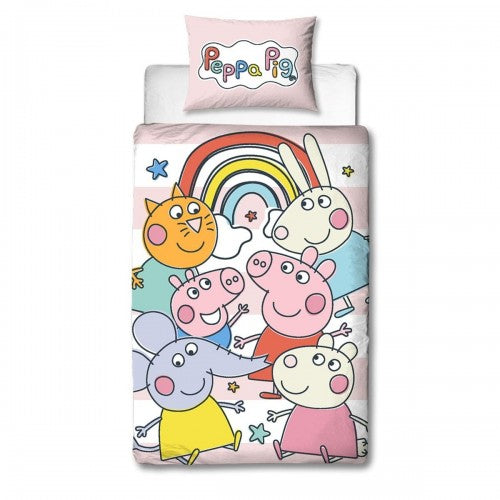 Front - Peppa Pig Playful Duvet Cover Set
