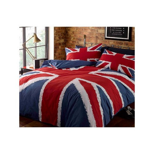 Front - Catherine Lansfield Union Jack Duvet Cover Set