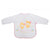 Front - Baby Girls Happy & Pretty Cat Design Long Sleeve Touch Fastening Bib