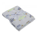 Front - Baby Boys Car And Truck Supersoft Wrap Fleece Blanket