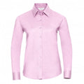 Front - Russell Collection Ladies/Womens Long Sleeve Easy Care Oxford Shirt