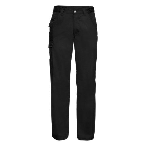 Front - Russell Workwear Mens Polycotton Twill Trouser / Pants (Long)