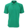 Front - UCC 50/50 Mens Plain Pique Short Sleeve Polo Shirt