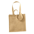 Front - Westford Mill Jute Compact Tote Bag - 10 Litres