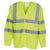 Front - Yoko Mens Hi-Vis Long Sleeve Waistcoat / Jacket