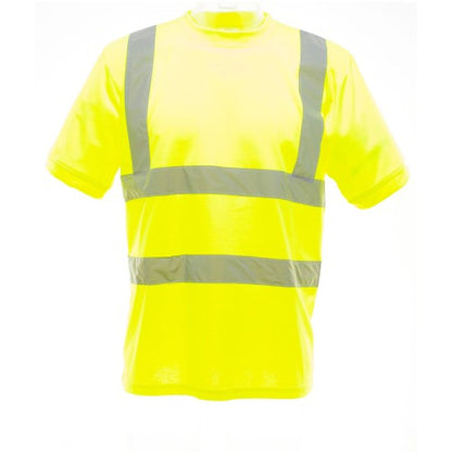 Front - Yoko Ladies/Womens Hi-Vis Short Sleeve T-Shirt