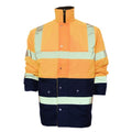 Front - Yoko Unisex Hi-Vis 2 Band Two Tone Jacket