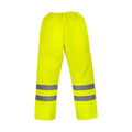 Front - Yoko Mens Hi-Vis Waterproof Contractor Over Trousers