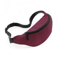 Burgundy - Front - Bagbase Adjustable Belt Bag (2.5 Litres)