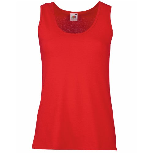 Front - Fruit Of The Loom Womens/Ladies Valueweight Lady Fit Tank Top