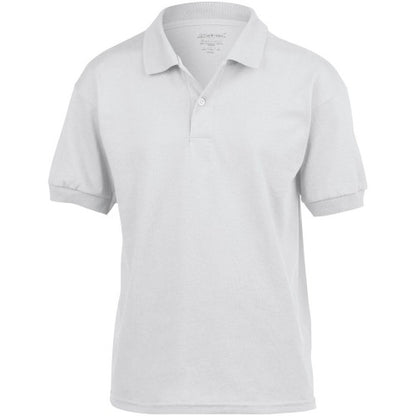 Front - Gildan DryBlend Childrens Unisex Jersey Polo Shirt