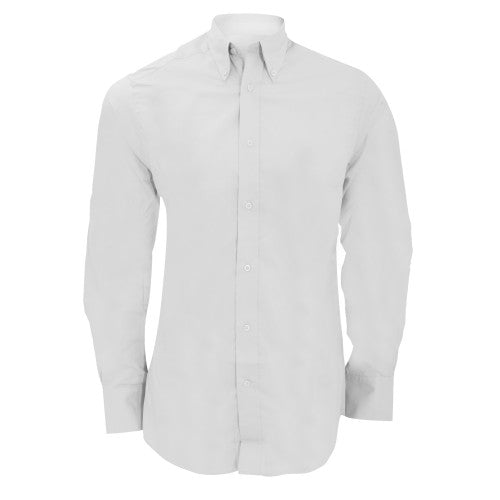 Front - Kustom Kit Mens City Long Sleeve Business Shirt