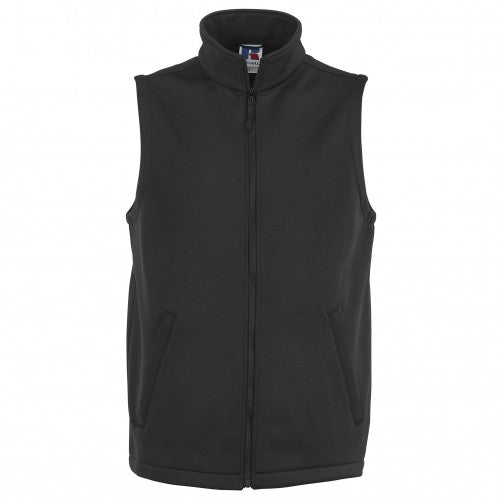 Front - Russell Mens Smart Softshell Gilet Jacket