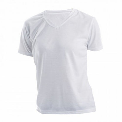 Front - Xpres Womens/Ladies Short Sleeve Subli Plus V-Neck T-Shirt