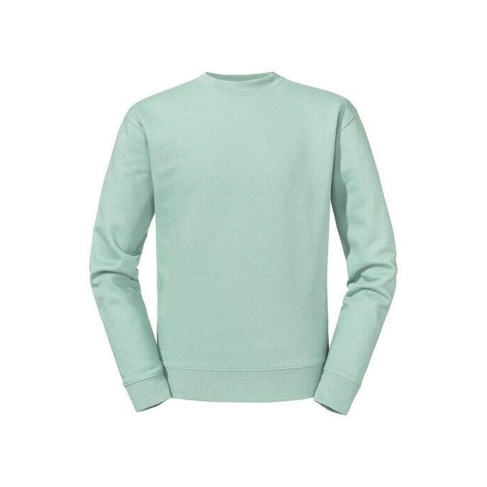 Eucalyptus - Back - Russell Mens Authentic Sweatshirt (Slimmer Cut)