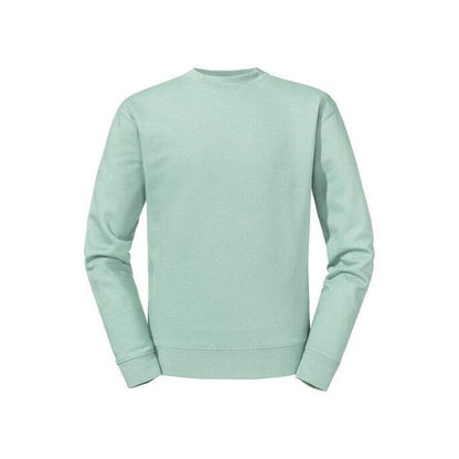 Eucalyptus - Back - Russell Mens Authentic Sweatshirt (Slimmer Cut)