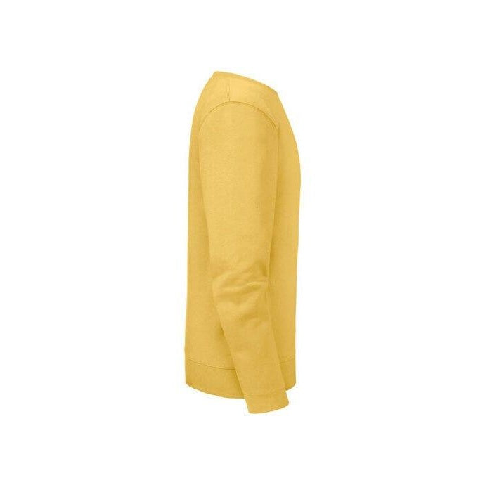 Mustard Yellow - Side - Russell Mens Authentic Sweatshirt (Slimmer Cut)