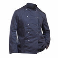 Front - Dennys Mens Economy Long Sleeve Chefs Jacket / Chefswear