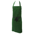 Front - Dennys Unisex Polycotton Bib Workwear Apron Without Pocket