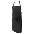Front - Dennys Ladies/Womens Polycotton Bib Workwear Apron With Pocket