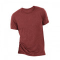 Front - Canvas Mens Triblend Crew Neck Plain Short Sleeve T-Shirt