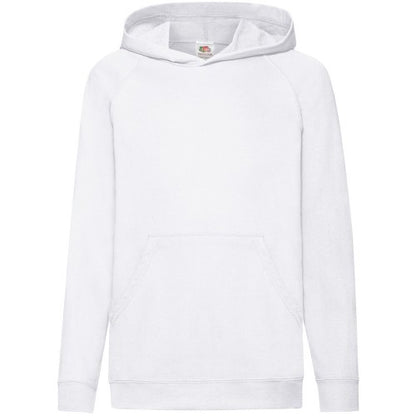 Front - Fruit Of The Loom Childrens Unisex Lightweight Hooded Sweatshirt / Hoodie
