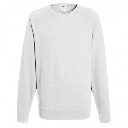 Front - Fruit Of The Loom Mens Lightweight Raglan Sweatshirt (240 GSM)