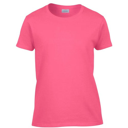Front - Gildan Ladies/Womens Heavy Cotton Missy Fit Short Sleeve T-Shirt