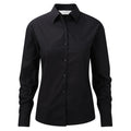Front - Jerzees Ladies/Womens Long Sleeve Pure Cotton Work Shirt