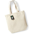 Front - Westford Mill Plain Fair Trade Camden Shopper / Shopping Bag (13 Litres)