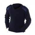 Front - Yoko Mens V-Neck NATO Security Sweater / Workwear