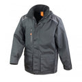 Front - Result Mens Work-Guard Vostex Long Coat / Workwear (Waterproof & Windproof)