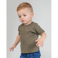Organic Camouflage Green - Back - Babybugz Baby Short Sleeve T-Shirt
