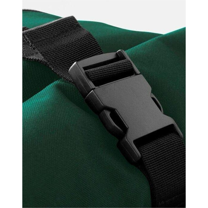 Bottle Green - Side - Bagbase Roll-Top Backpack - Rucksack - Bag (12 Litres)