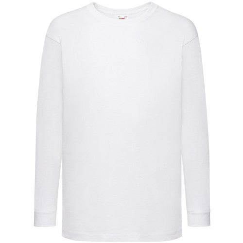 Front - Fruit Of The Loom Childrens/Kids Long Sleeve T-Shirt