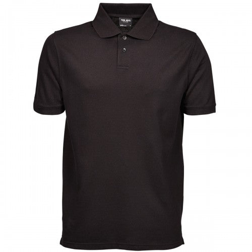 Front - Tee Jays Mens Heavy Pique Short Sleeve Polo Shirt
