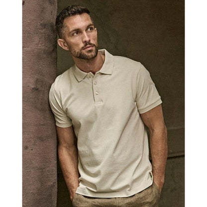 Sage - Front - Tee Jays Mens Luxury Stretch Short Sleeve Polo Shirt