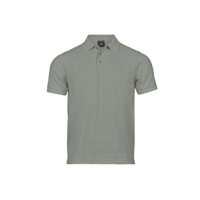 Sage - Back - Tee Jays Mens Luxury Stretch Short Sleeve Polo Shirt