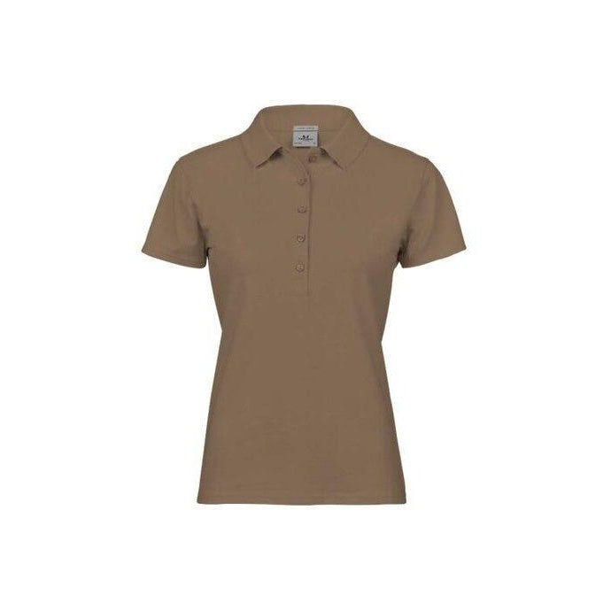 Wood - Back - Tee Jays Womens-Ladies Luxury Stretch Short Sleeve Polo Shirt