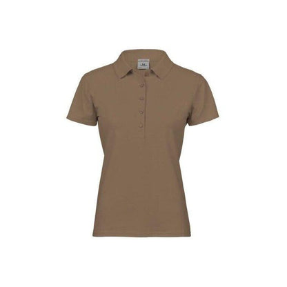 Wood - Back - Tee Jays Womens-Ladies Luxury Stretch Short Sleeve Polo Shirt