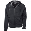 Front - Tee Jays Mens Full Zip Hooded Sweatshirt