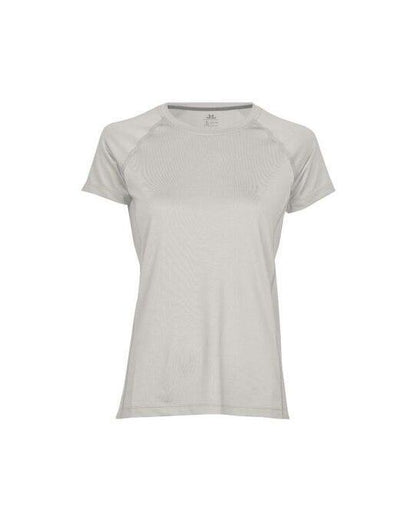 Cement - Back - Tee Jays Womens-Ladies Cool Dry Short Sleeve T-Shirt