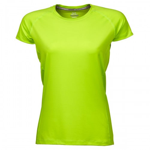 Front - Tee Jays Womens/Ladies Cool Dry Short Sleeve T-Shirt