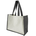 Front - Westford Mill Printers Jute Cot Shopper Bag (21 Litres)